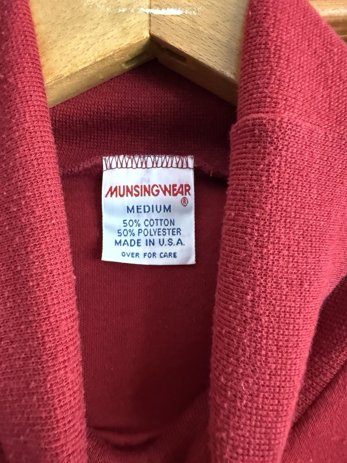 vintage 70’s-80’s Munsingwear Red Turtleneck Women’s Medium