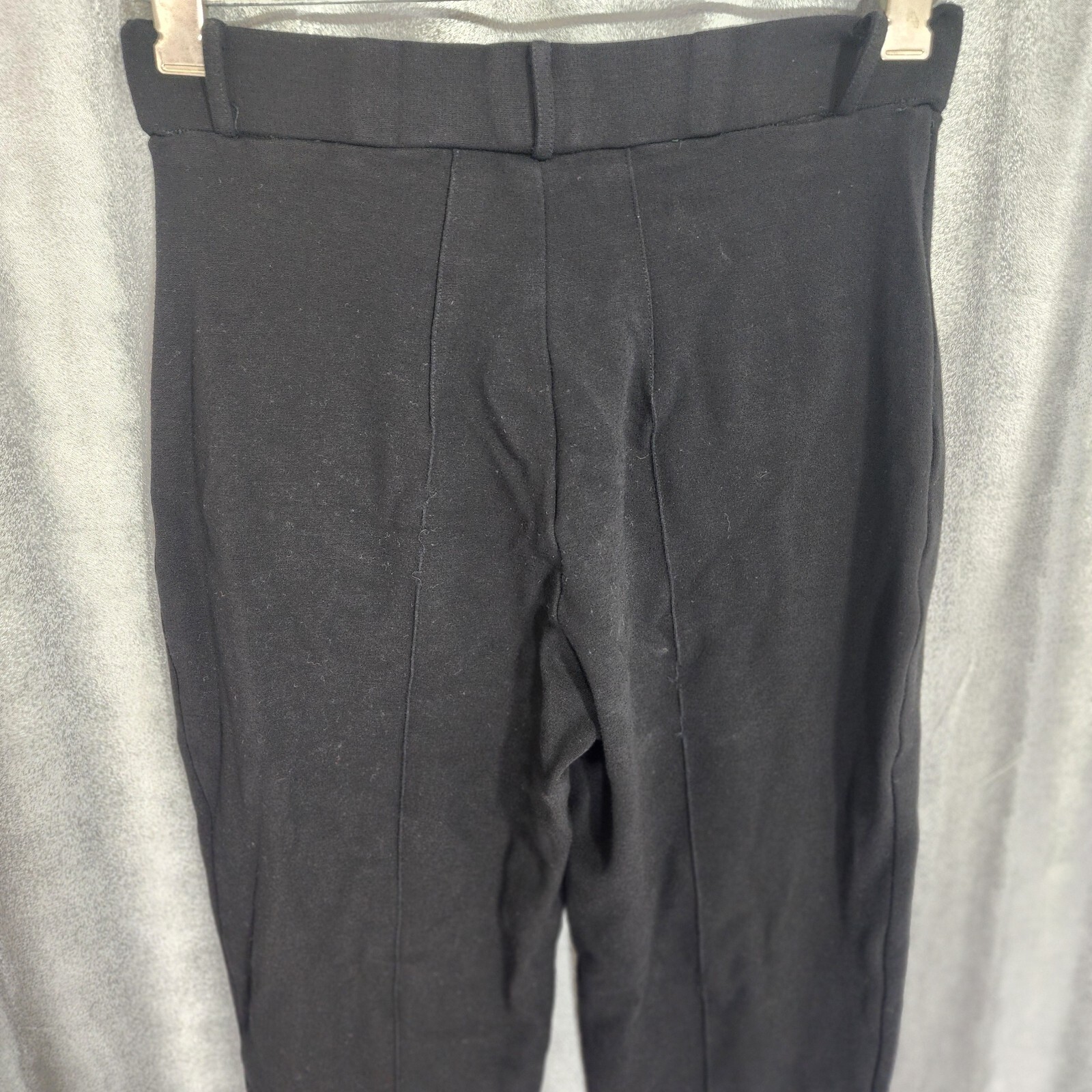 Vintage Plein Sud Black Stirrup Stretch Pants Leggings 38/6 Made in France