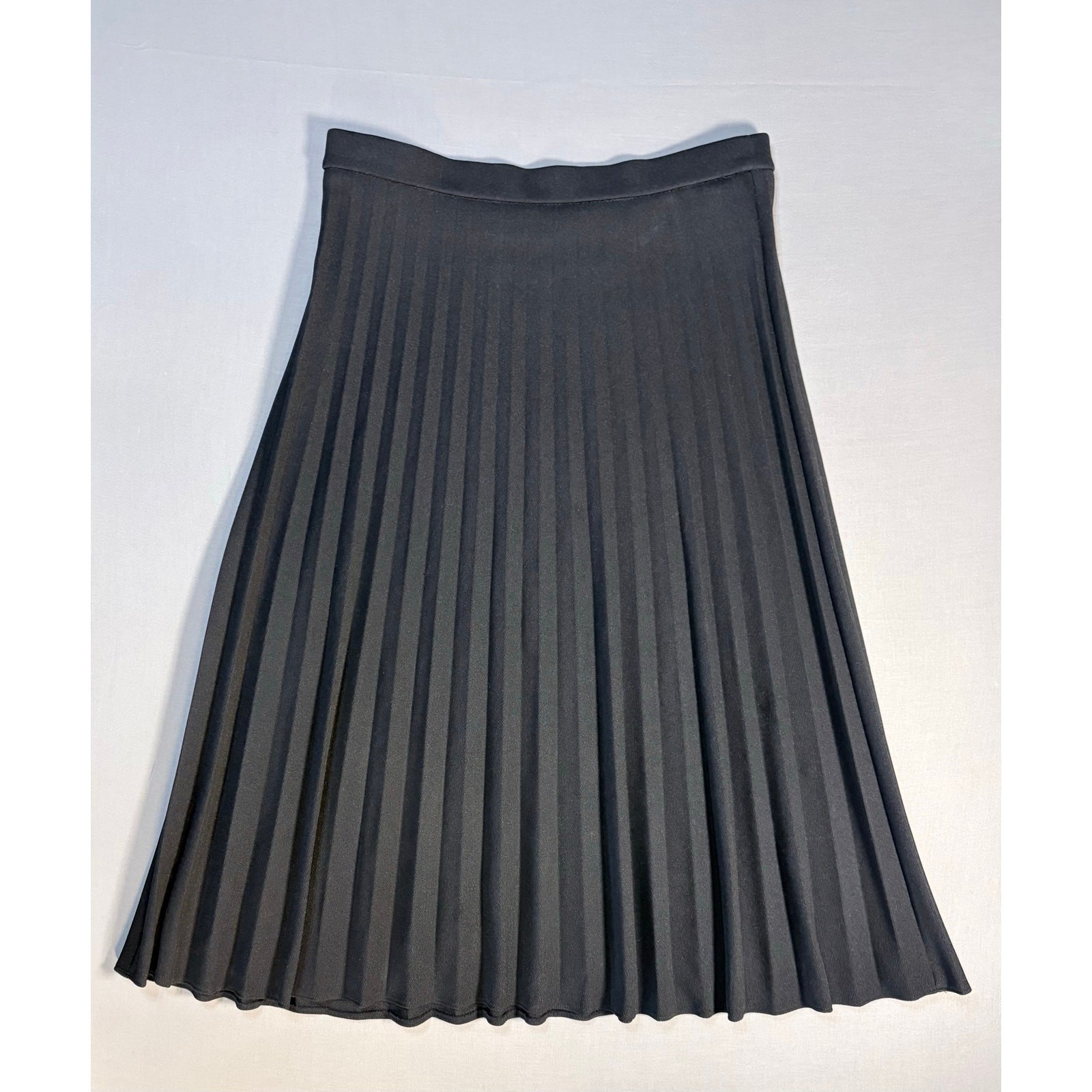 Vintage Bleyle for Hooper Black Pleated Retro Pinup Coquette Skirt Women Size 14