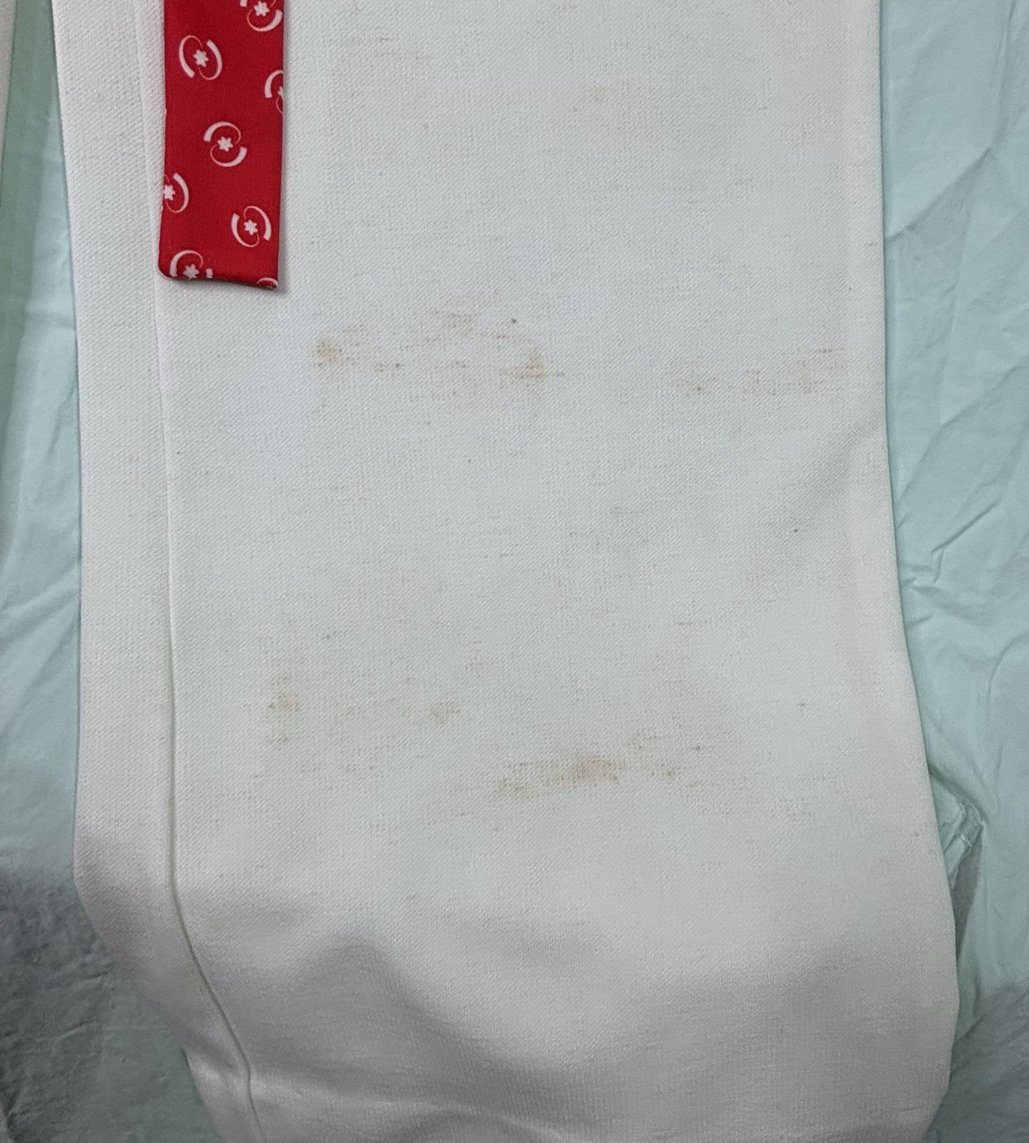 VTG 1970’s Jerell Of Texas Women’s White Zip Front Jumpsuit W/ Red Trim Sz 5?