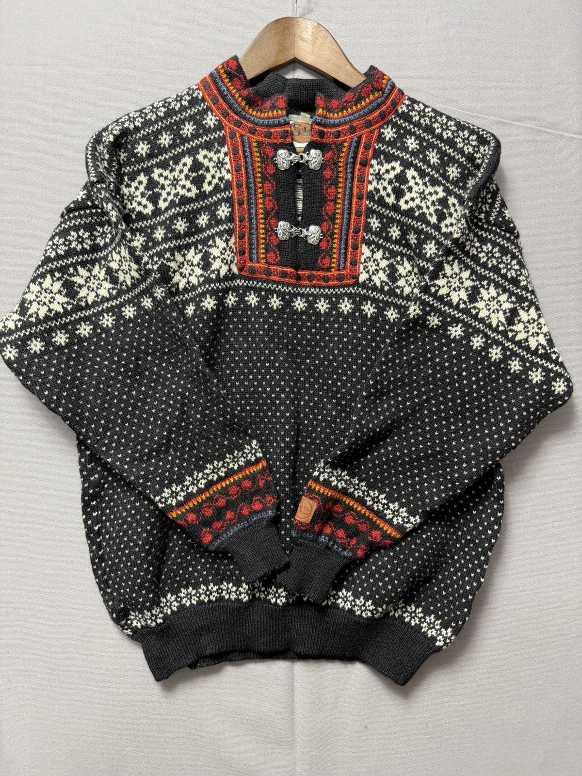 Vintage Selbu Tradition Norwegian Wool Sweater – Size S (Fits M/L, See Sizing)