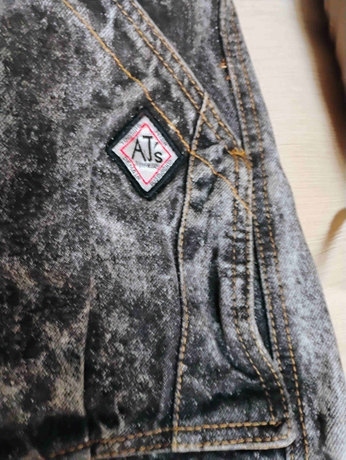 Vintage AJ’s Black Acid Wash Jeans Women’s 31 / 11 Long outer seam