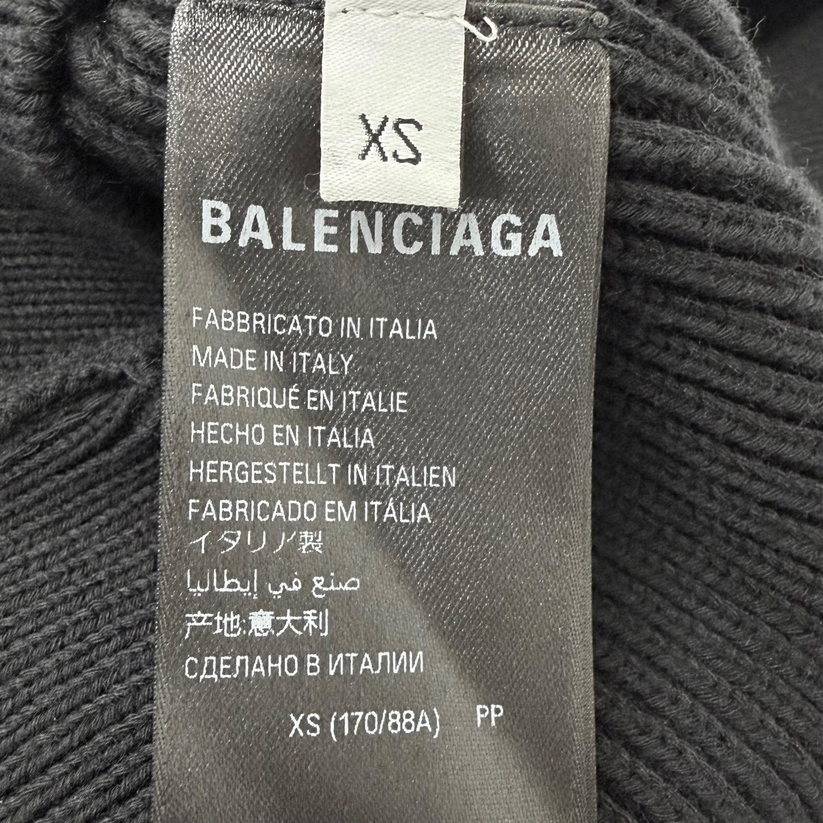 Balenciaga Cotton Wool Knit Sweater – DUTY FREE