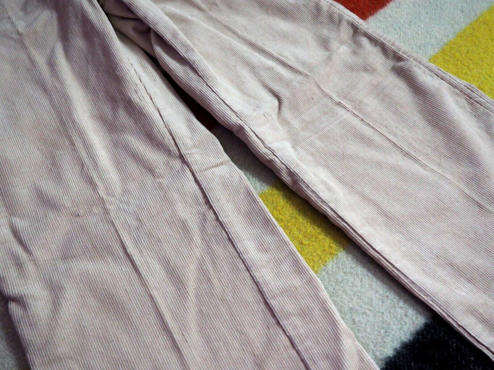 VTG 70s Plushbottoms Tan Corduroy Western Flare Bells 26×33 Talon Womens Pants