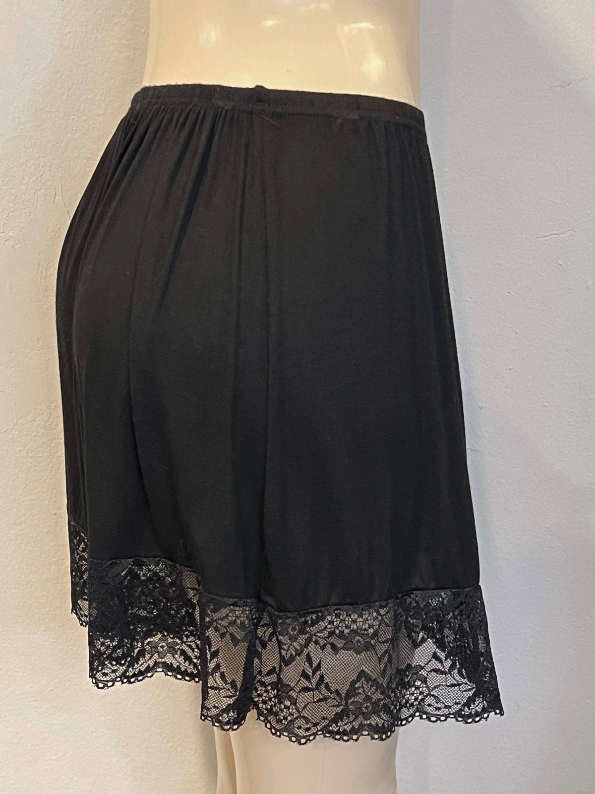 Vintage Soft Modal Rayon Half Slip W/Lace Hem- XXL