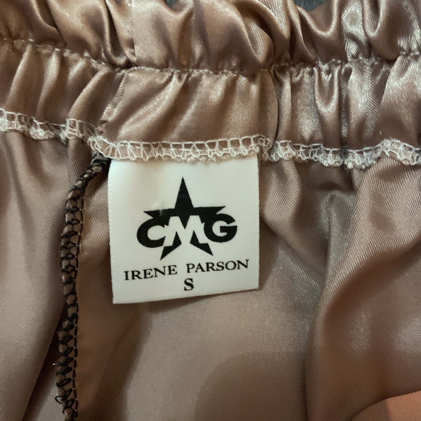 Vintage Irene Parson Bed Jacket Lounging Pant Set Size Small Satin USA