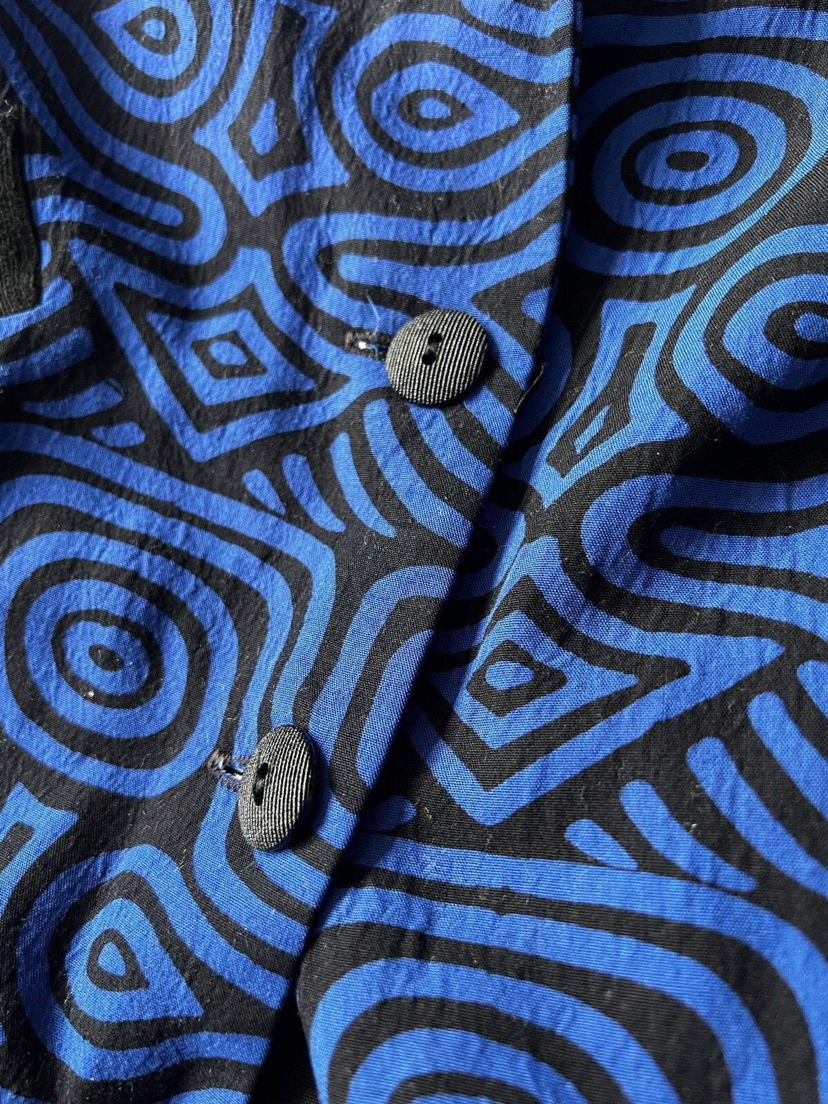 canvasbacks lutton horsfield Large Vintage Blazer Fun Blue Design