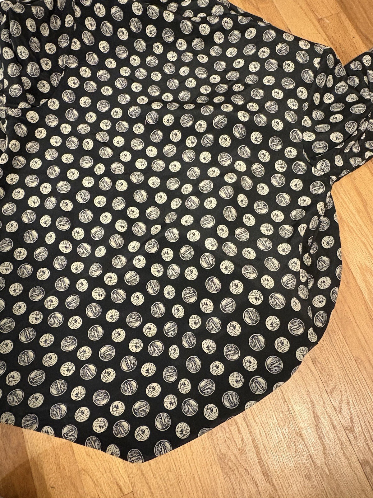 Vintage Tan Jay Blazer Size 12 Polka Dots 1980s USA MADE Final Sale