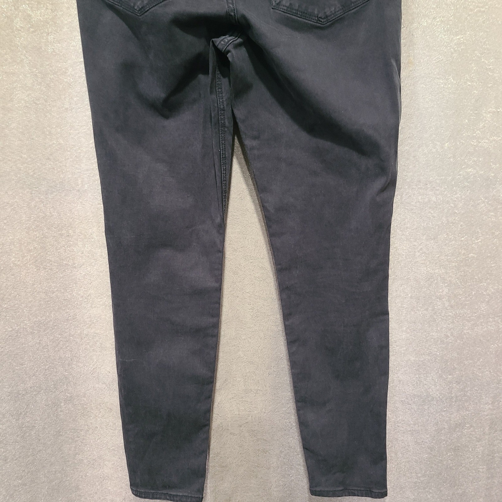 Old Navy Rockstar Super Skinny High Rise Sateen Carbon Black Pants Jeans 10P