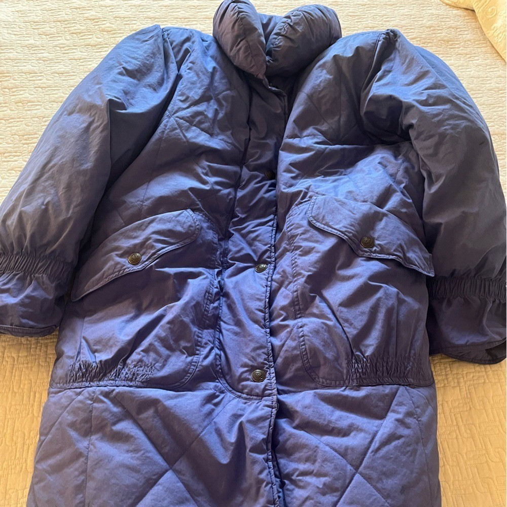 J. Gallery Periwinkle Puffy Down Coat
