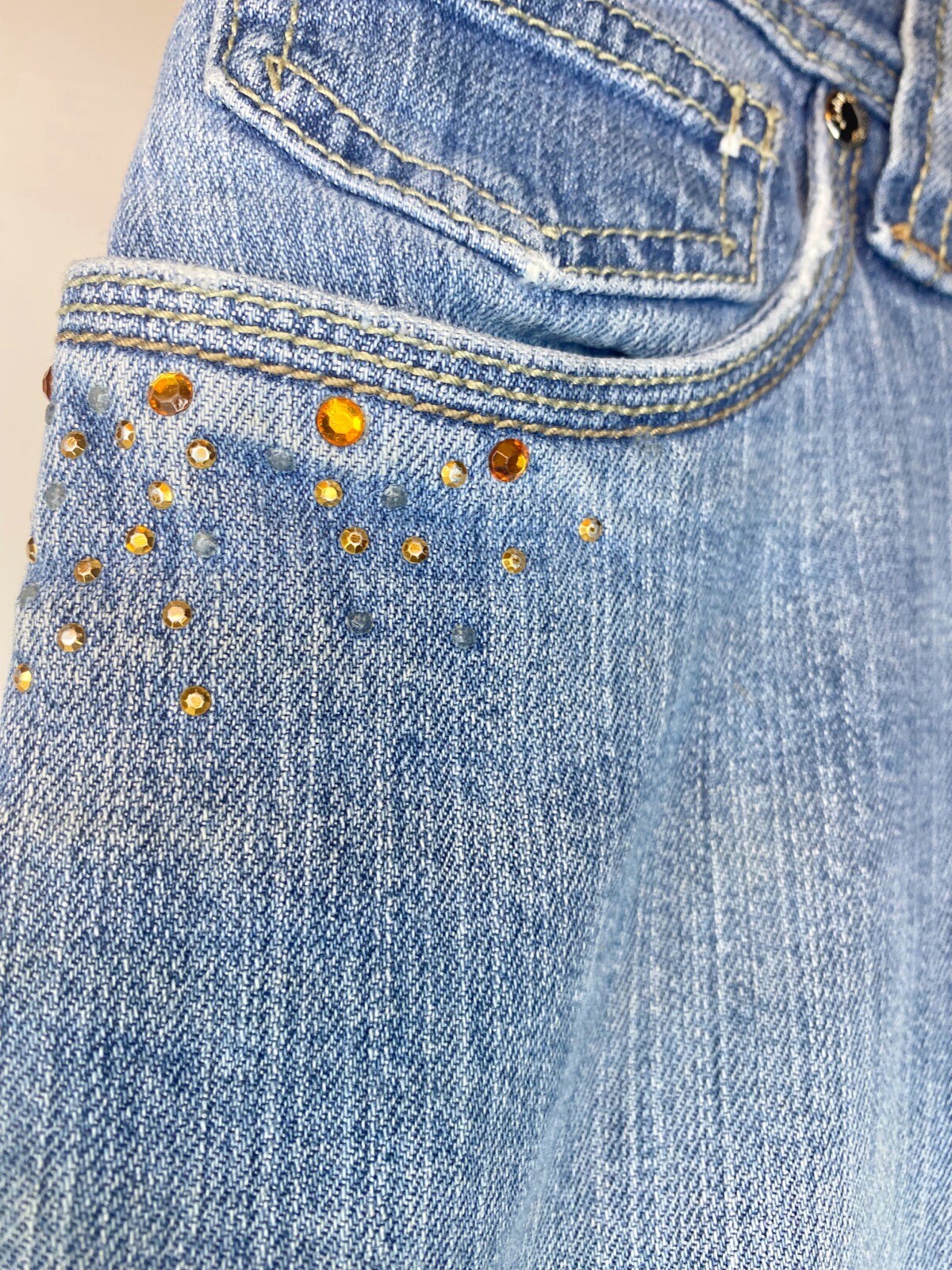 Vintage Lawman Jeans Women’s Size 11, Distressed Acid Wash Style