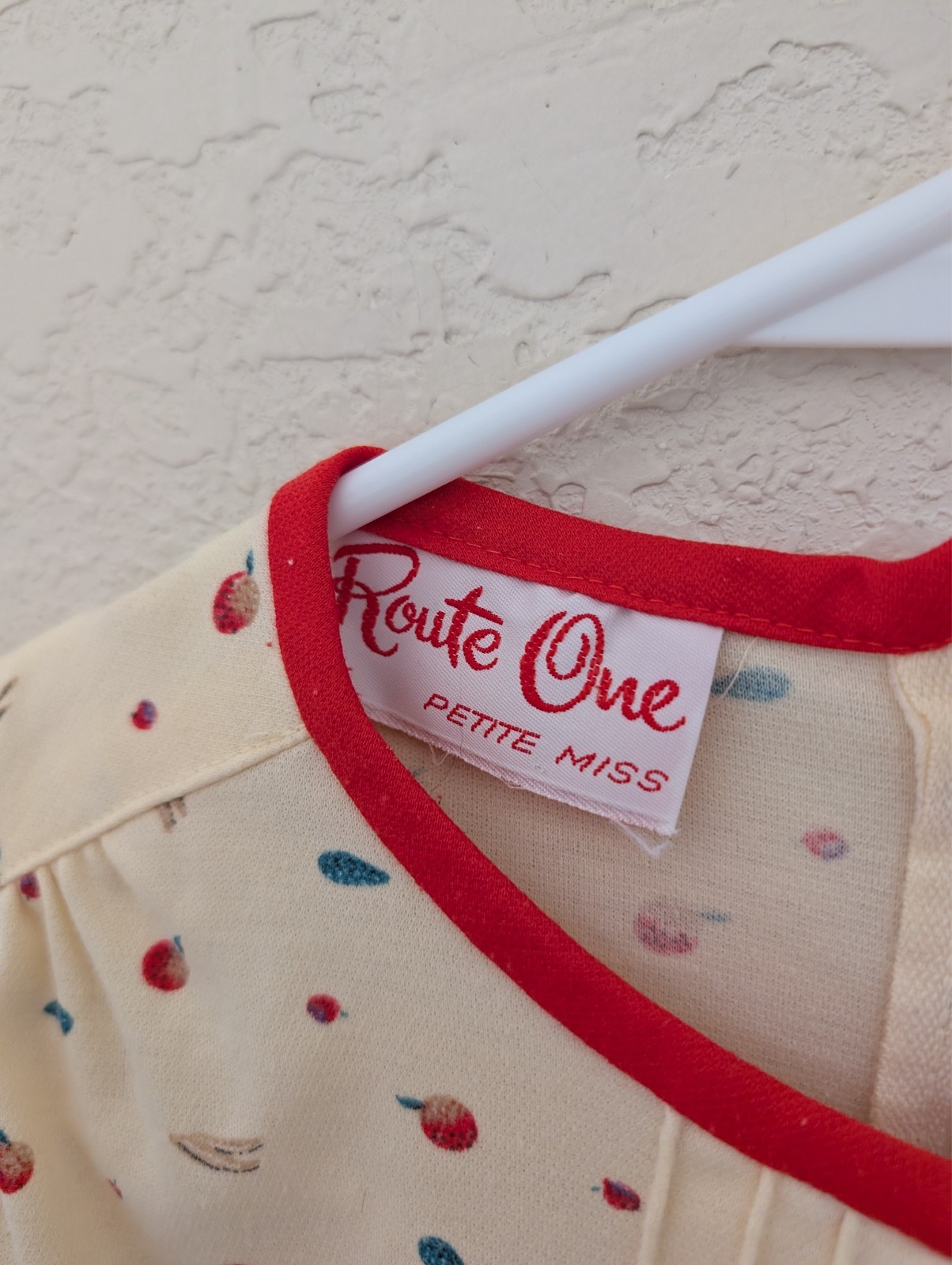 Vintage Route One Petite Miss Vegetable Banana Tomato Dress 50s 60s