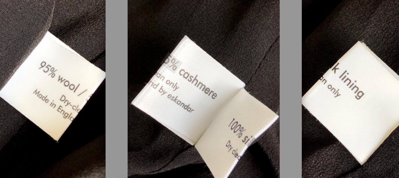 VTG ESKANDAR WOOL CASHMERE SILK JACKET DUSTER COAT ENGLAND-MADE LAGENLOOK EUC 2