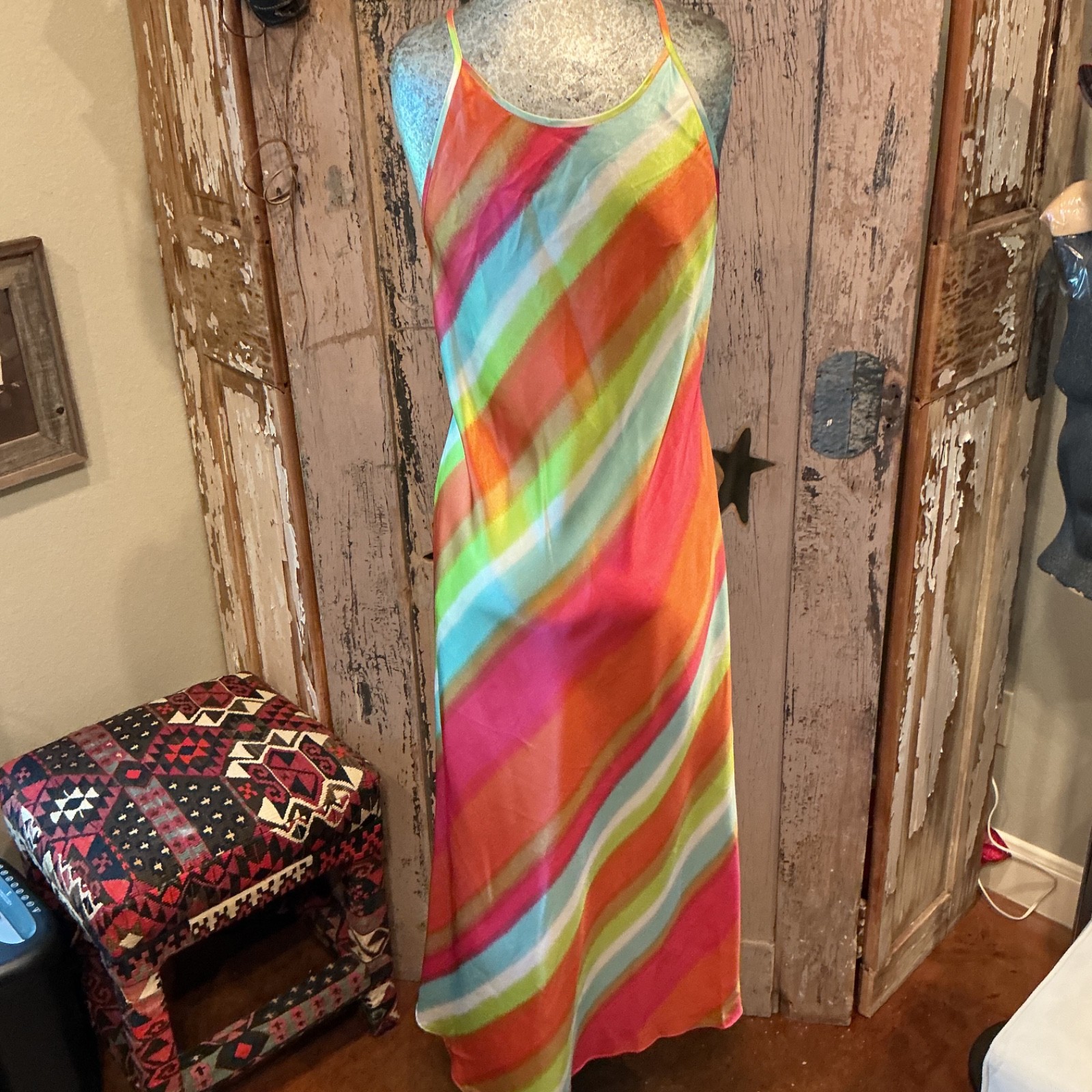 Vtg 2pc. Set Valerie Stevens Nightgown & robe GOLDEN GIRLS