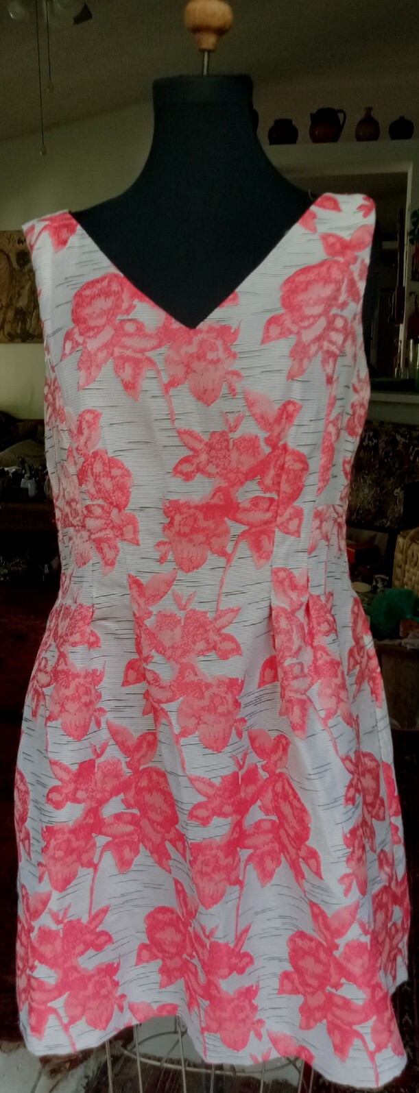 Donna Ricco-Cocktail Party Special Event Evening Day Dress-Size 8-40″ Bust