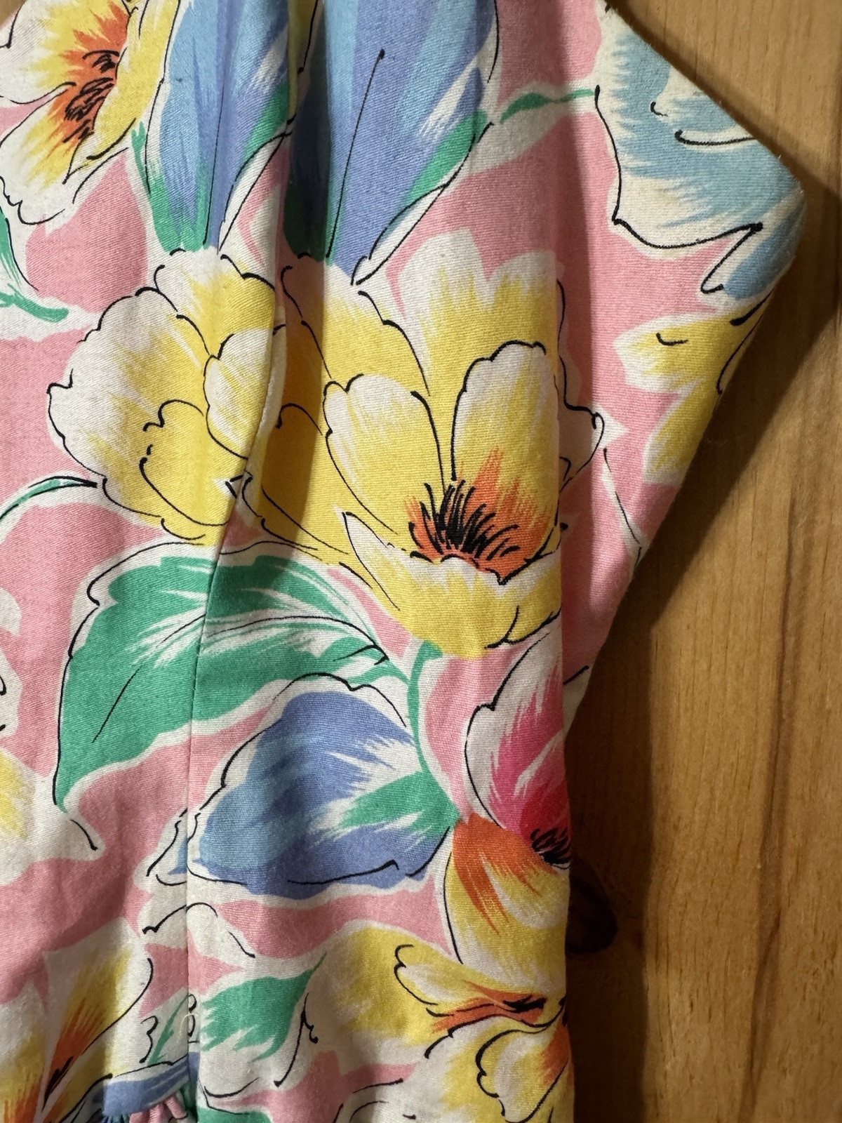 VTG Women’s Floral Midi Dress XS/S Bust 33” (flaws) Easter & Summer/Spring
