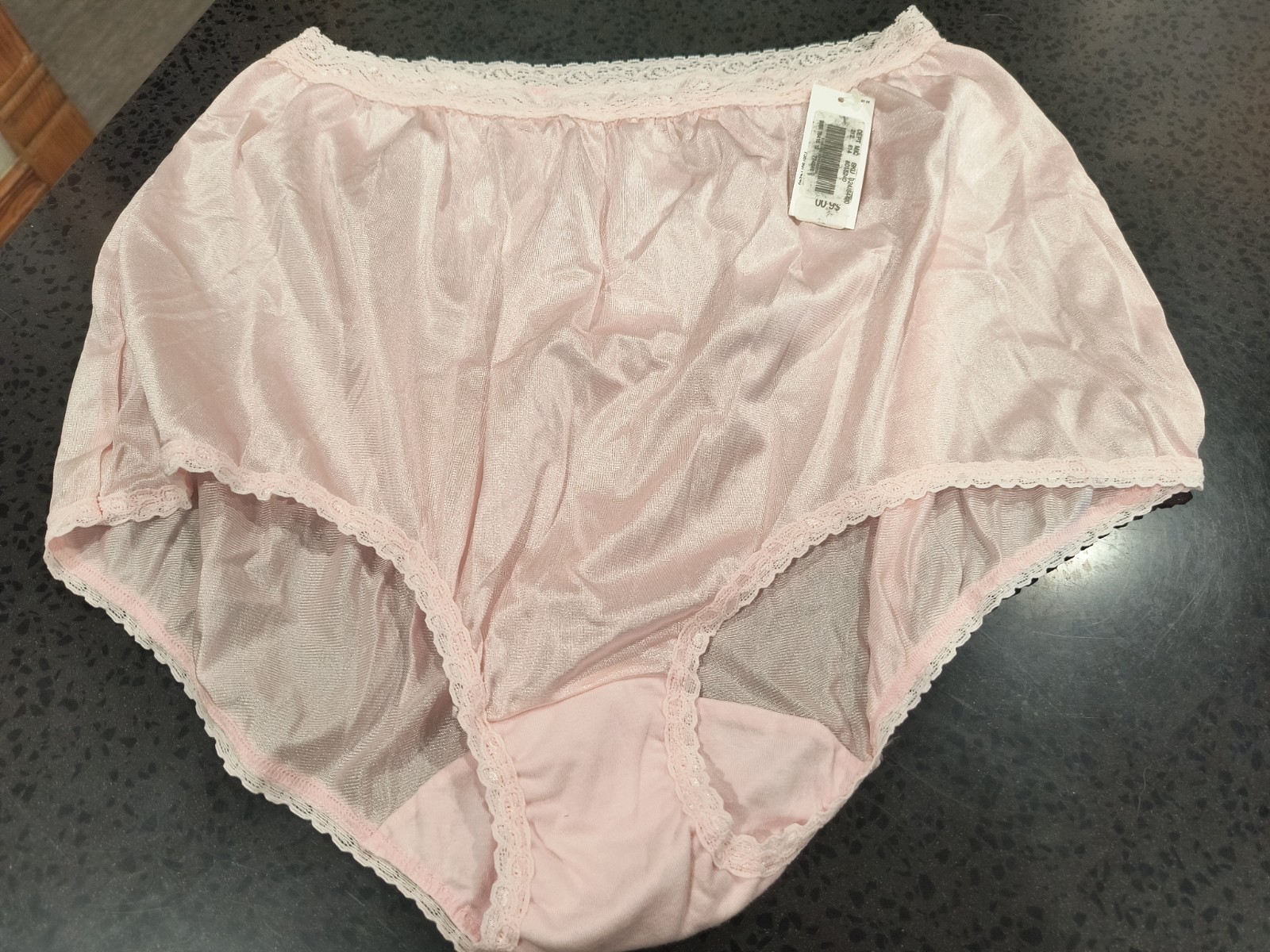 2 Pair Vintage Cotillion 100% Nylon Granny Panties Size 12 NWT
