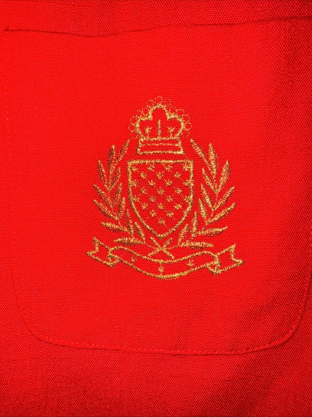 Womens 12 Red Nautical Blazer Jacket Vintage Stanley Blacker Lined