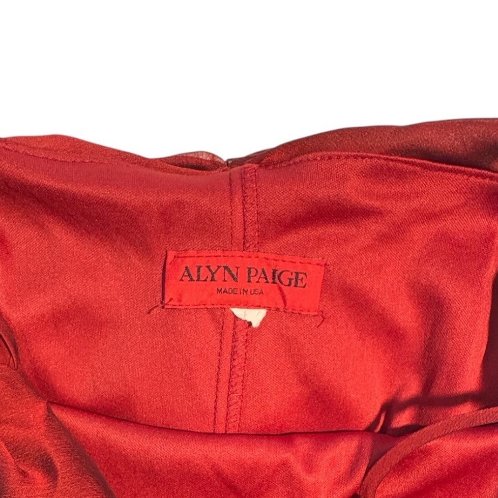Vintage Alyn Paige Y2K Red Slip Dress Whimsigoth Dark Academia Vamp Goth 90 Prom
