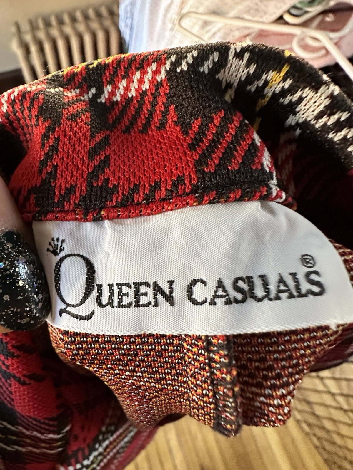 Vintage 70’s Queen Casual Ladies Plaid Blazer Mod/Punk