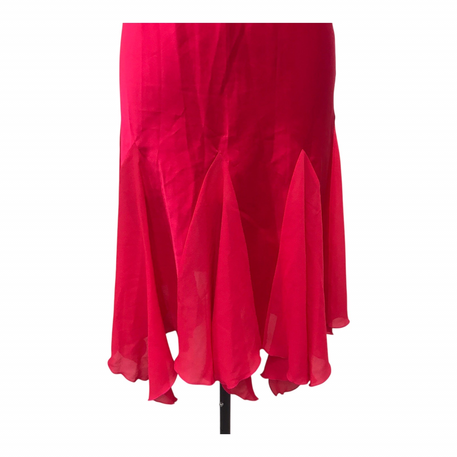 VTG Georgette Trabolsi Slip Dress With Robe Asymmetric Fairy Sexy Retro Sz S