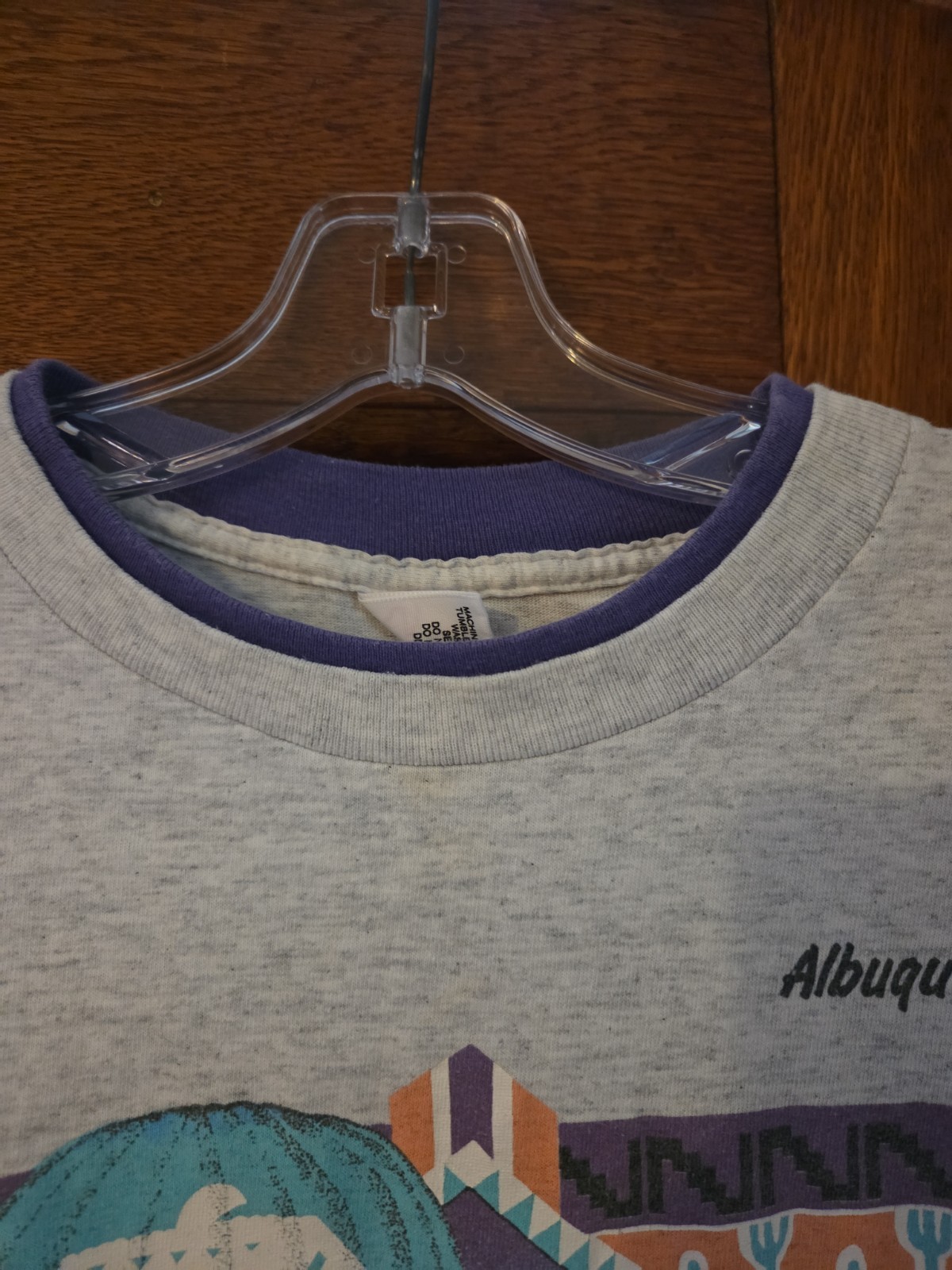 Vintage 80s T Shirt Albuquerque New Mexico Medium Balloon Festival Aztec USA SS