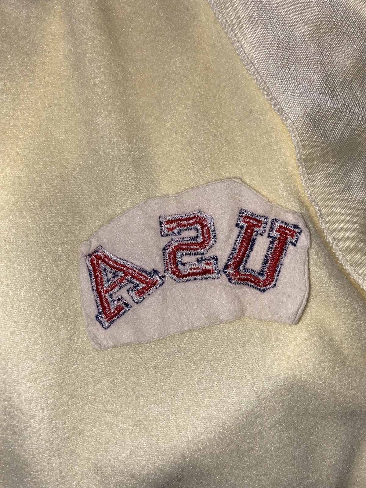 VTG 70’s Zwickel USA Olympics, Warm up track jacket full zip Cream Color