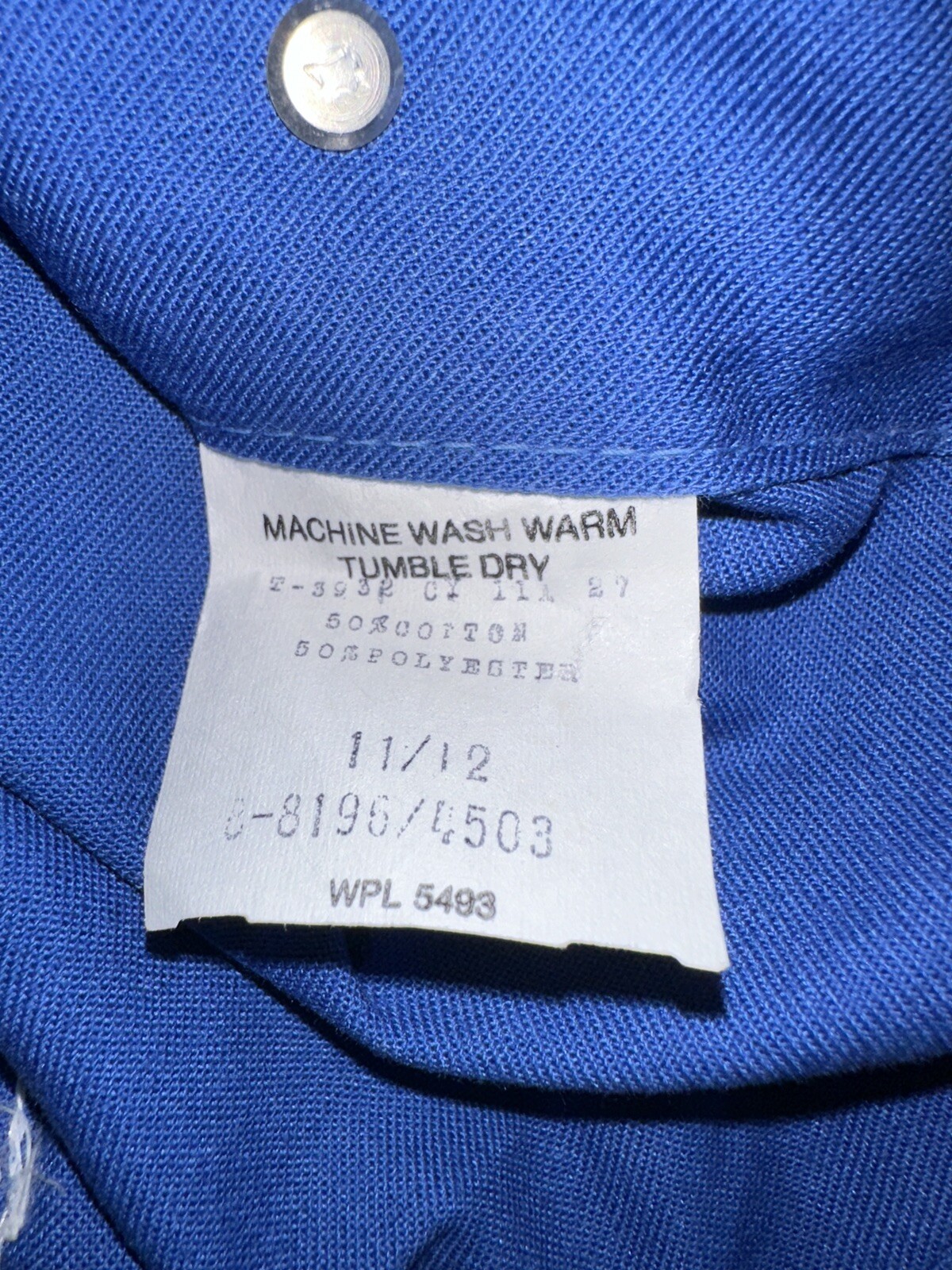 Vtg Washington Dee Cee Overalls Shorts Shortalls Blue 11/12 Not Denim Made USA