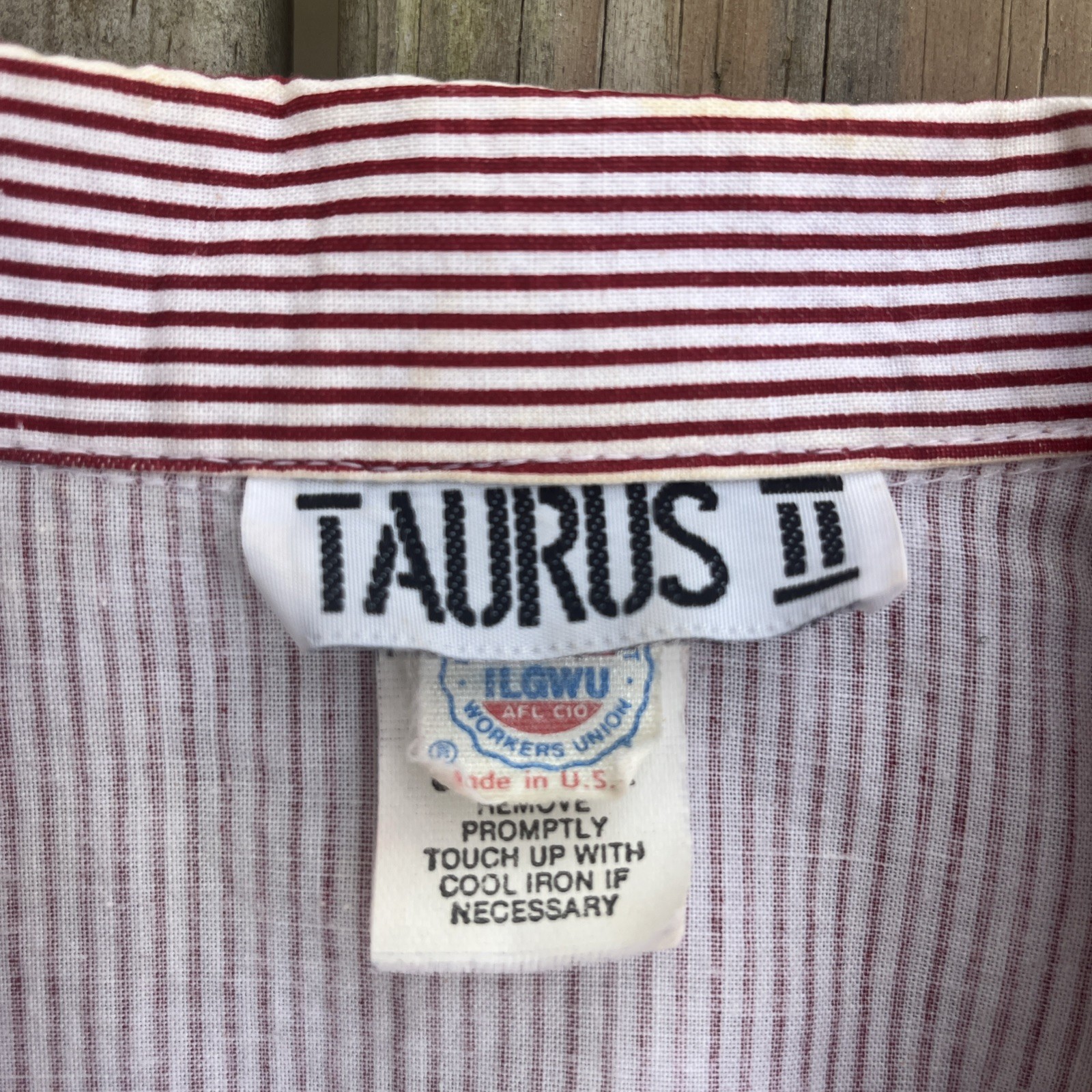 True Vintage Red and white pinstripe dress by Taurus Two size 10 Union made USA