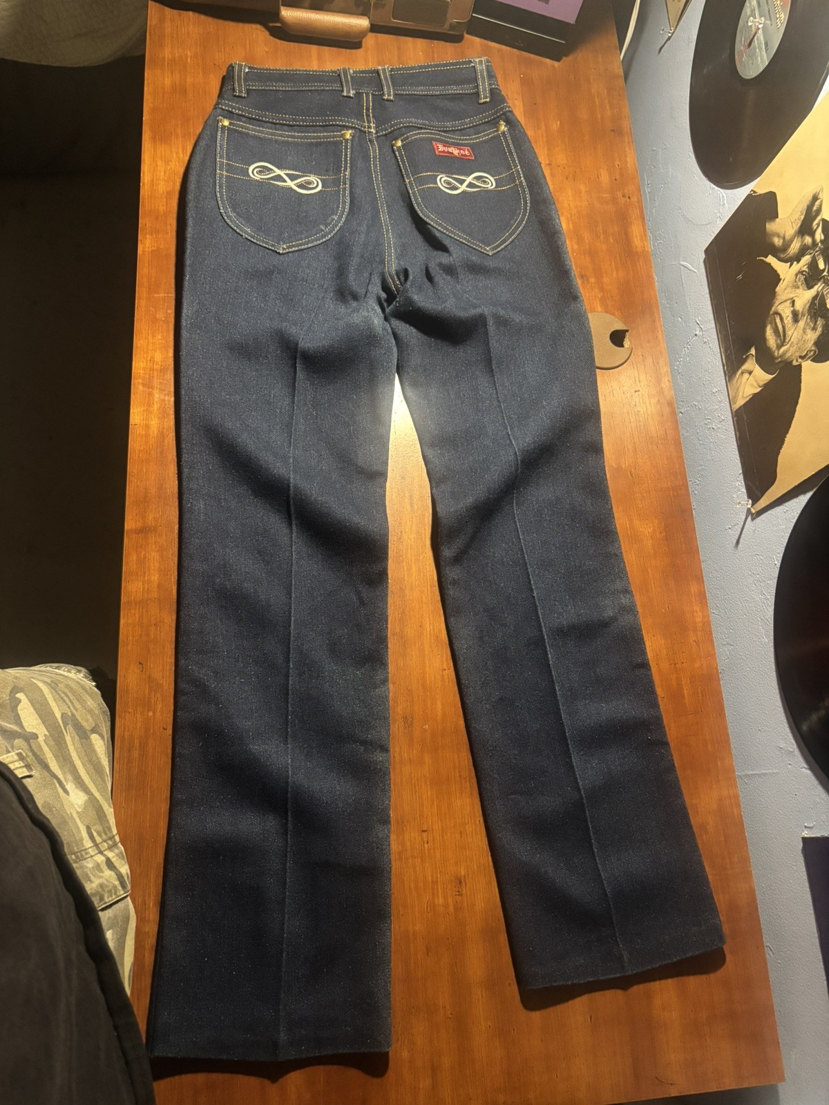VINTAGE RARE Ivanhoe Women’s Jeans Size 9 Dark Wash SICK DESIGn