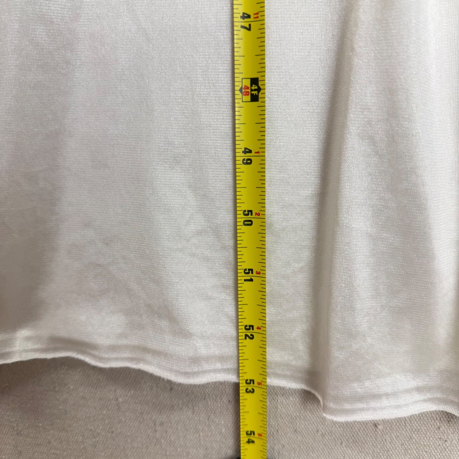 Vintage Glencraft Lingerie White Lace Nightgown ILGWU Union Made L Fairycore