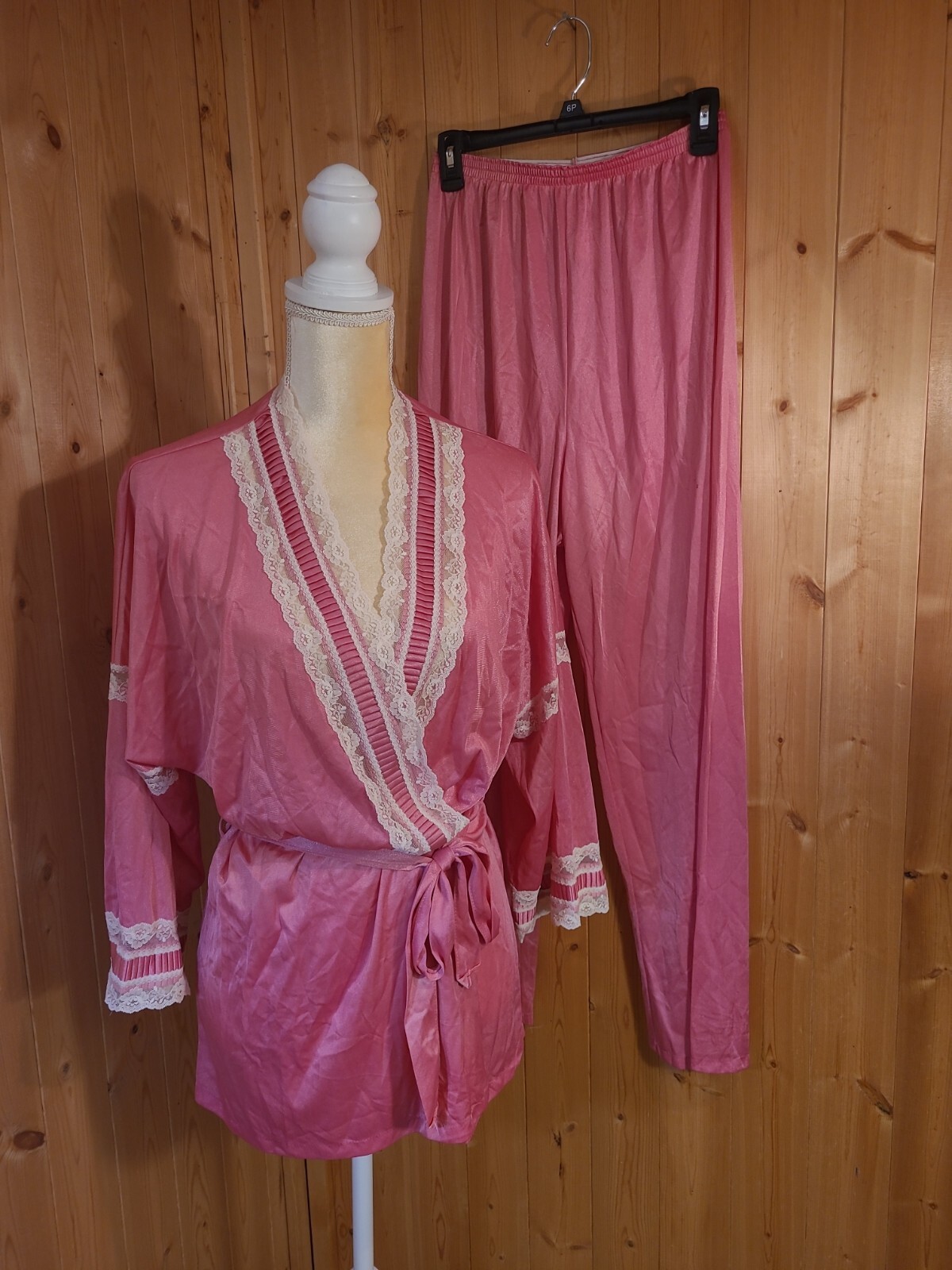Vintage JCPenney Ladies Sleepwear Nylon Pajama Set 2-piece