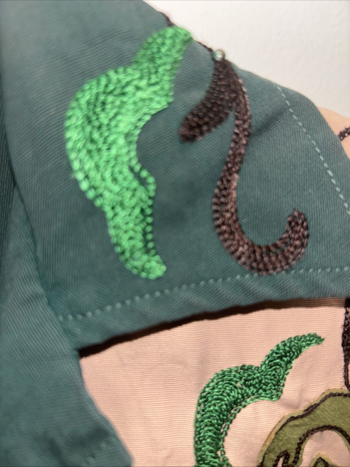 Vintage Ranch Maid Western Wear Denver Green Western Shirt Small Size No Tag