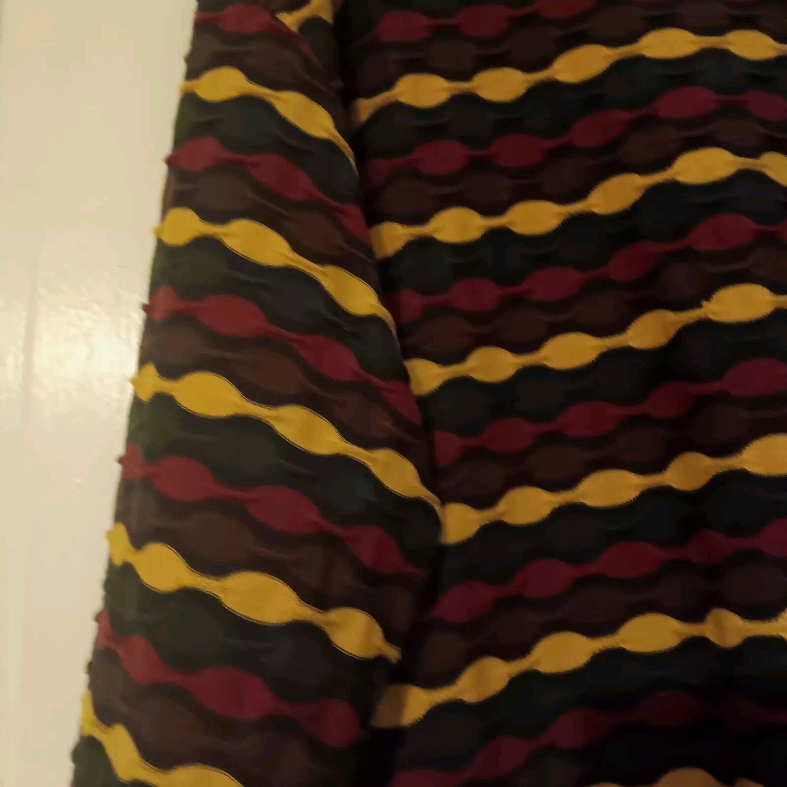 Vintage 80s Knit Tunic Top Long Sleeve Unique Design Size Large California Boho