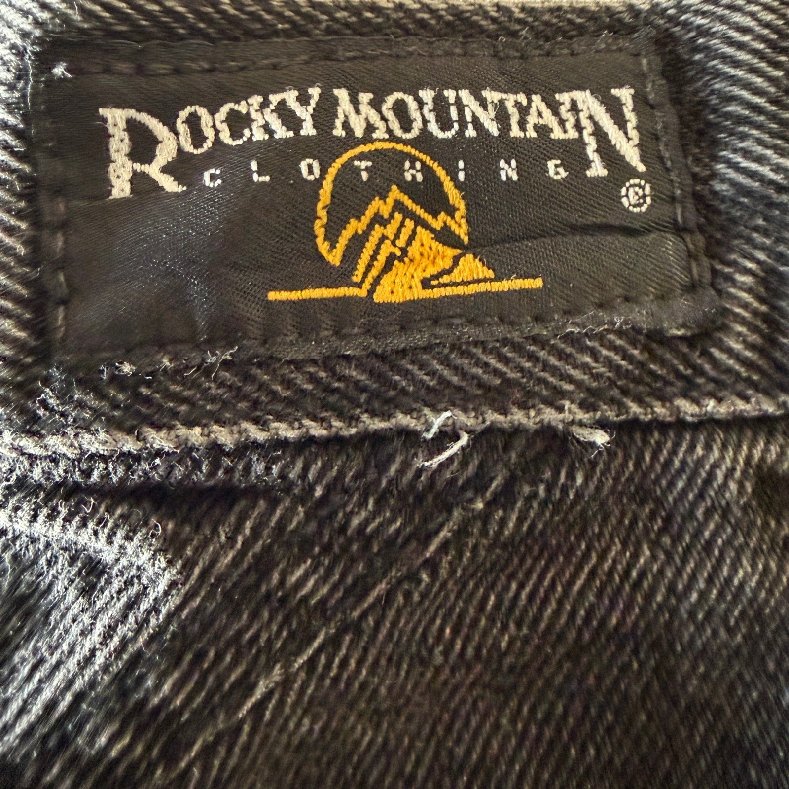 Rocky Mountain Clothing Co Vintage Black Western High Waist Jeans 29/9 Tapered