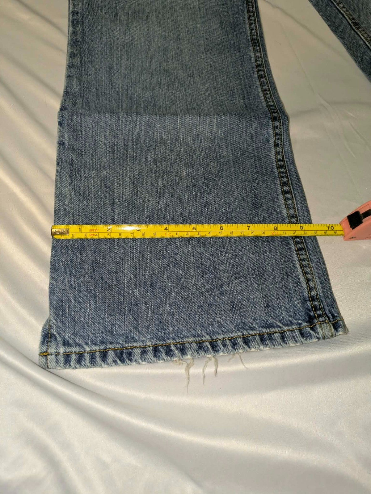 Vtg Cruel Girl Jeans Womens 13 Short Medium Wash Blue Cotton Western