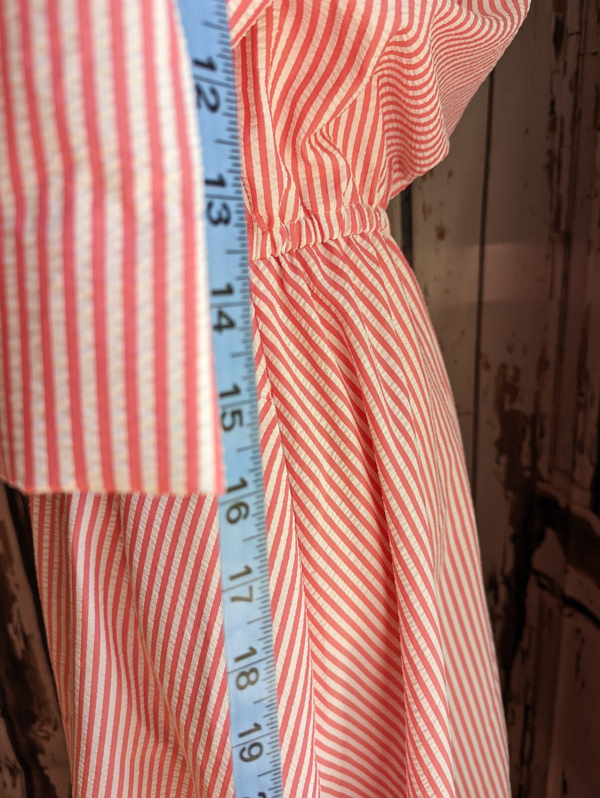 Vintage The Tog Shop Candystriper Buttondown Shirt Dress 10