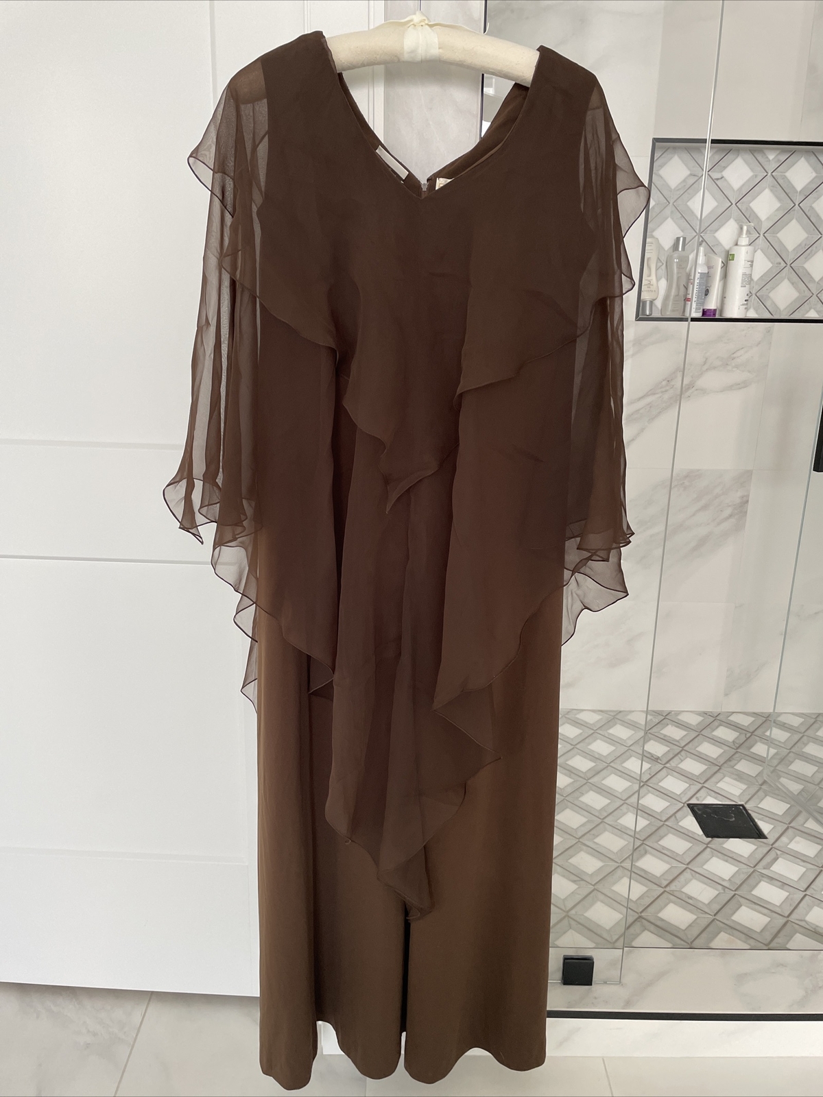 VTG 1960’s Felix Arbeo For Aventura Brown Dress, Loose Fitting, Size M-L/ 10-12