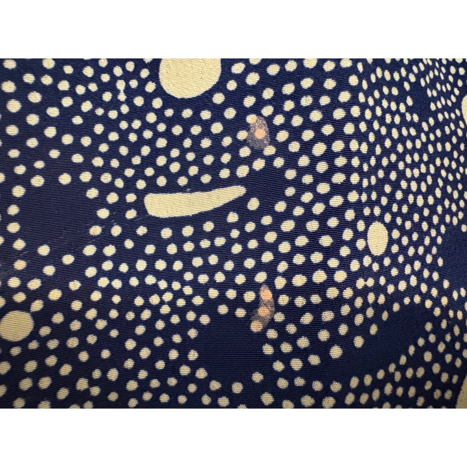 Vintage 80s VLP Petites Lace Collar Polka Dot Midi Dress Cottagecore Prairie