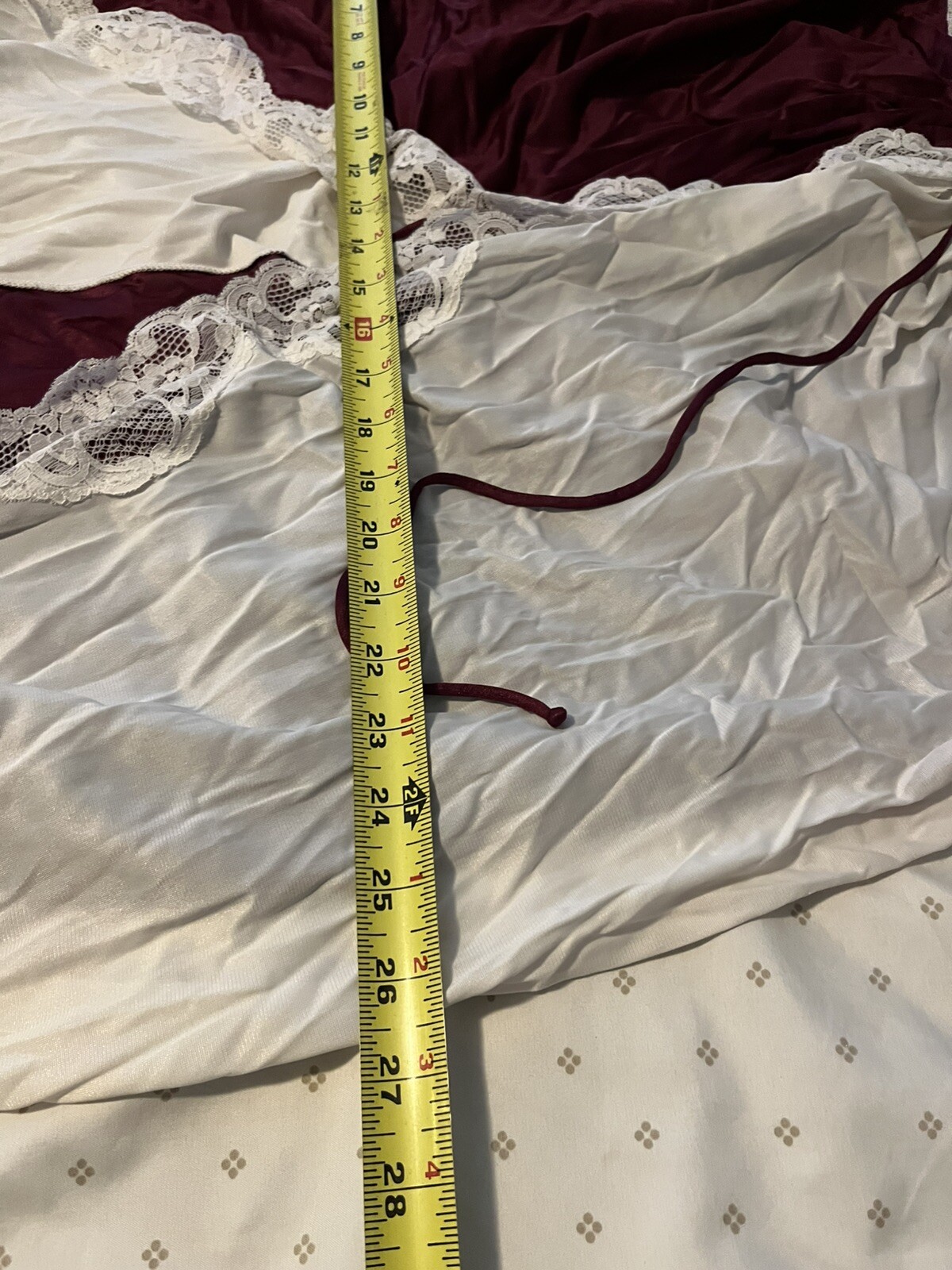 Vintage Tricot Jenelle of California long nightgown rare design SZ S Multicolor