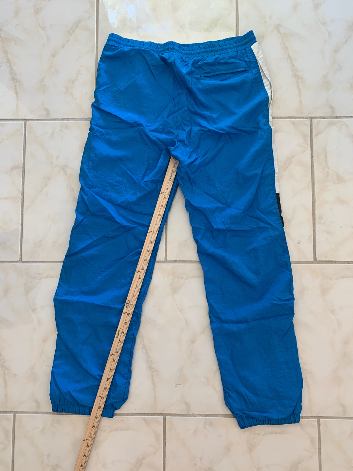 VINTAGE 80’S WOMENS COURT TECH TRACK SWEAT SUIT JACKET & PANTS BLUE Size Medium