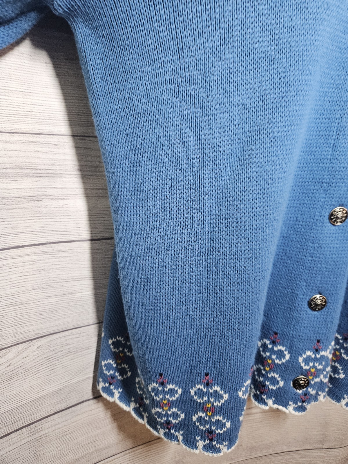 Vintage Jersild Women’s Sweater – LARGE (42) – Blue, 100% Acrylic