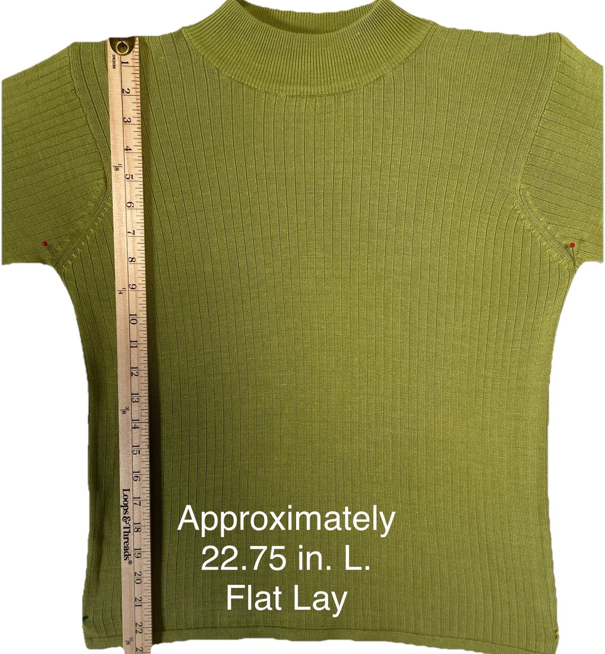 Vintage 80s 90s Size Sm 100% Silk Ribbed Knitwear Lime Sweater Stephanie Andrews