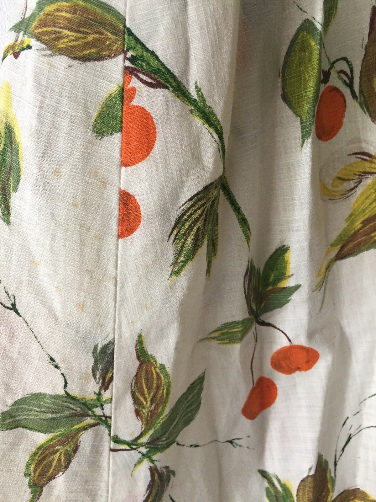Original 50`s Cherry Dress 50s Dress Rockabilly Fundus Theater XS Vintage