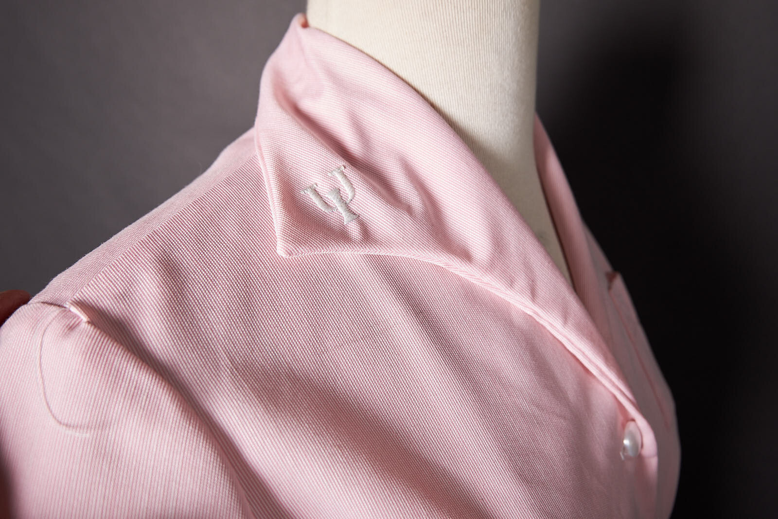 1970s Pink Candy Stripper Nurses Dress Uniform