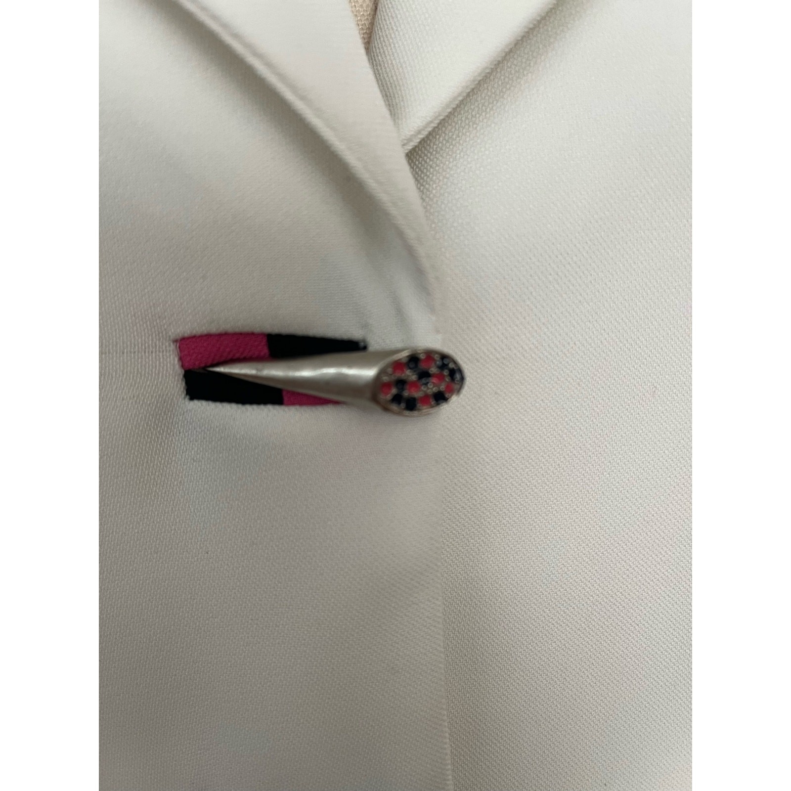 Vintage 80s Blazer colorful trim buttons Hana Class Made in Egypt 42 EU 6 US