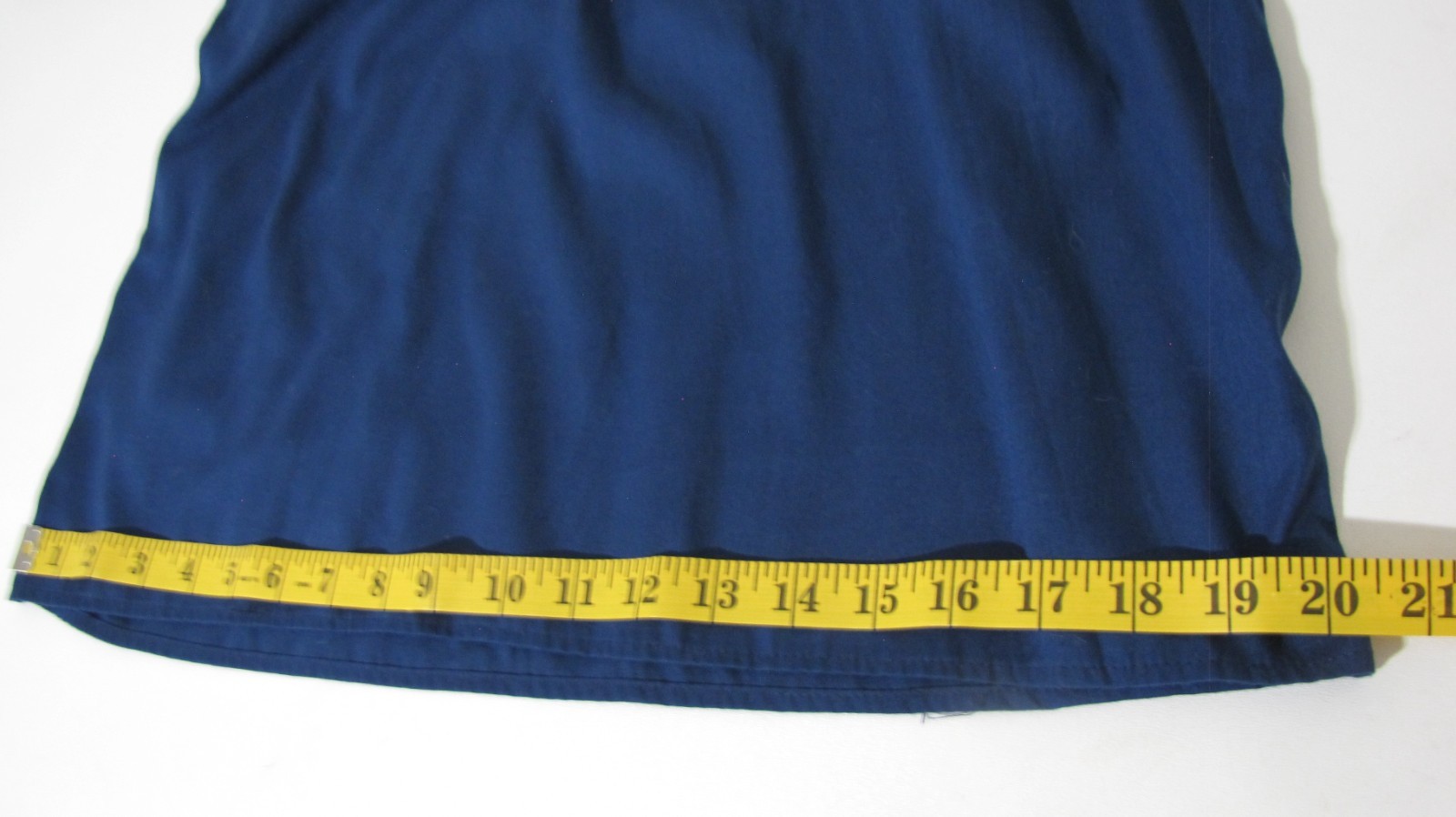 VTG Rockmount Top Navy-Blue Square dance eyelet-Lace-trims Short-sleeve Wm. M
