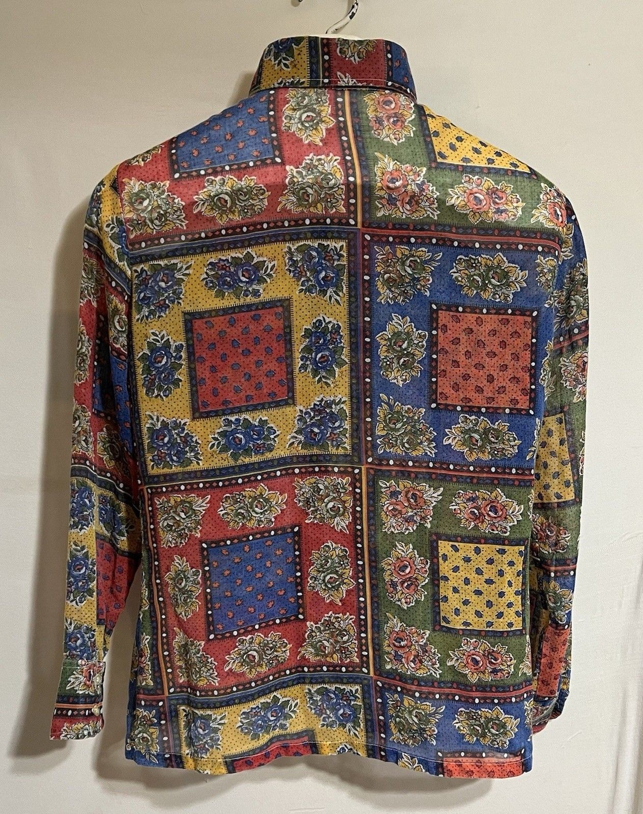 Vintage Tucci Quilt Pattern, Floral, All Over Print Sheer Art 60s 70s Boho F