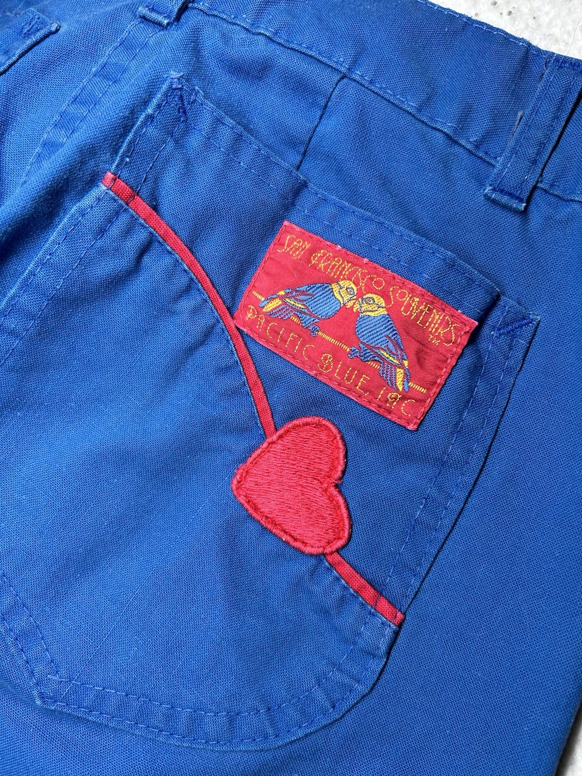 Vintage San Francisco Souvenir by Pacific Blue Inc. High waist bell bottoms