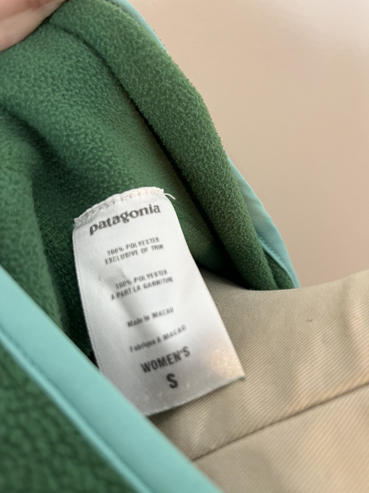Vintage Patagonia Rhythm Fleece Hoodie Pant Set Small Green Blue Y2K Rare HTF